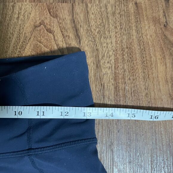 Athleta Leggings Blue Athletic Training Bottom Women Size Small Mesh Cutouts - Picture 4 of 8